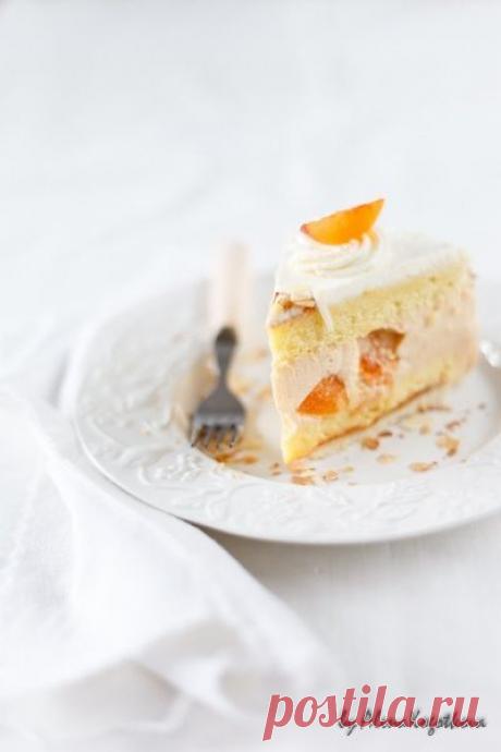 Абрикосово-сливочный торт "Шифон" -2.