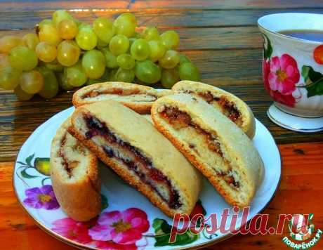 Печенье с вареньем и орехами – кулинарный рецепт