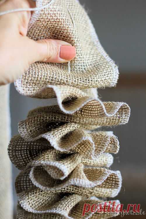 Pretty Burlap Garland Tutorial - Simply Notable
