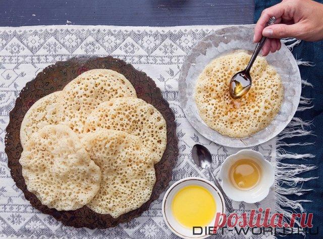 Рецепт Лепешки Багрир — диететические рецепты на Diet-World.ru