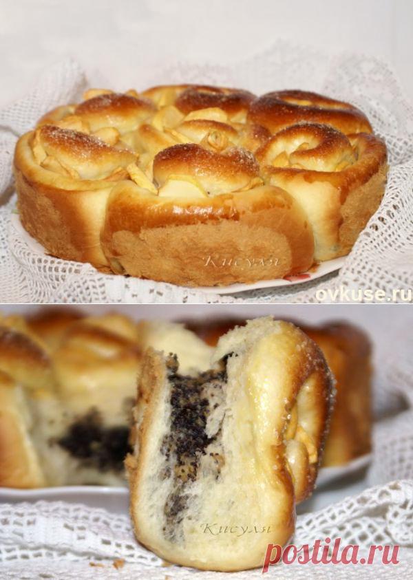 Необычный пирог с тройной начинкой и ябоками - Простые рецепты Овкусе.ру