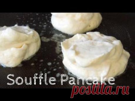 How to make Fluffy Souffle Pancake /Recipe - ふわふわスフレパンケーキ　レシピ
