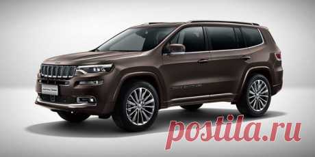 Jeep Grand Commander 2018 – трехрядный внедорожник показали в Пекине - цена, фото, технические характеристики, авто новинки 2018-2019 года