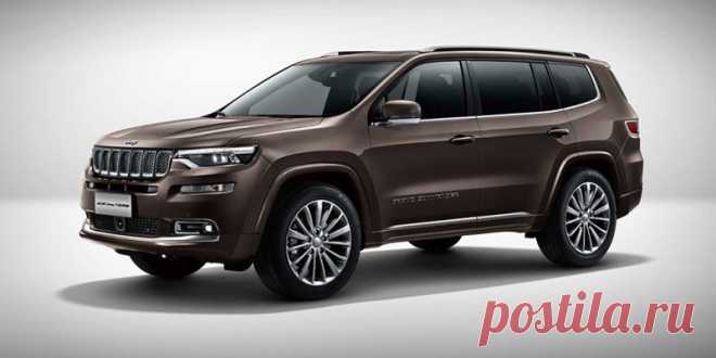Jeep Grand Commander 2018 – трехрядный внедорожник показали в Пекине - цена, фото, технические характеристики, авто новинки 2018-2019 года