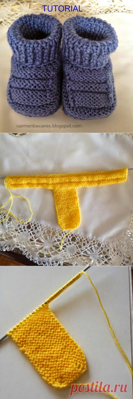 Tutorial patucos de bebé: ¡Baby booties! | Manualidades