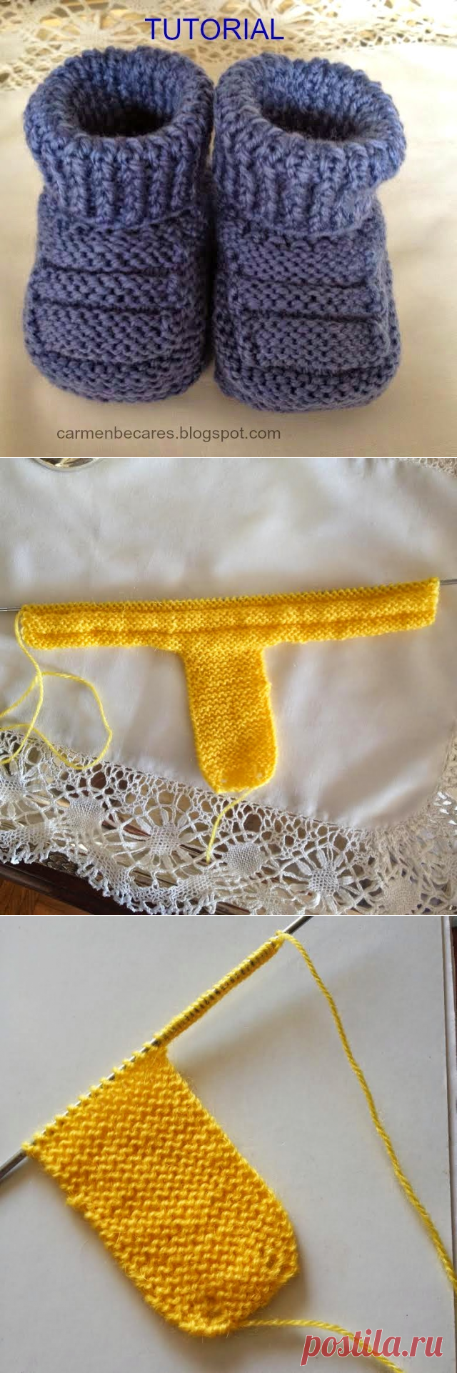 Tutorial patucos de bebé: ¡Baby booties! | Manualidades