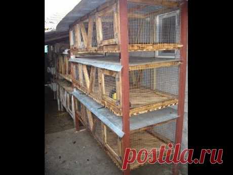 Клетка для кроликов своими руками!!! Часть 4-я!!! Финальная сборка!!!Rabbit-hutch.