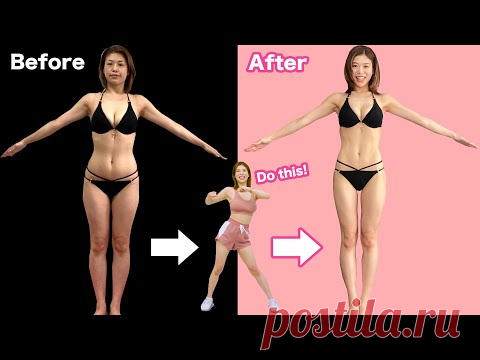 Нацуки аэробика | ДЕЛАЙТЕ ЭТО 7 ДНЕЙ И СМОТРИТЕ В ЗЕРКАЛО - Тренировка ABS