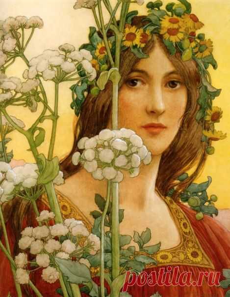 Французская художница Elisabeth Sonrel (1874-1953) / Удивительное искусство