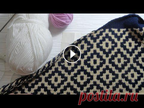 В этом видео я объясняю принцип вязания в технике ленивый жаккард бактус с жаккардом https://www.youtube.com/watch?v=yFbxe7UqQH8&t=12s связано в октяб...