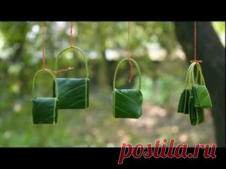 Make amazing  mango leaf Bags | Kids will love this
