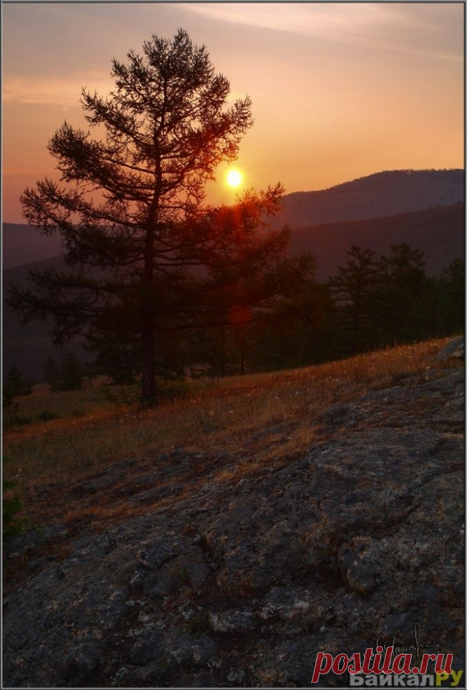 Восходы, закаты Байкала фото — Байкал