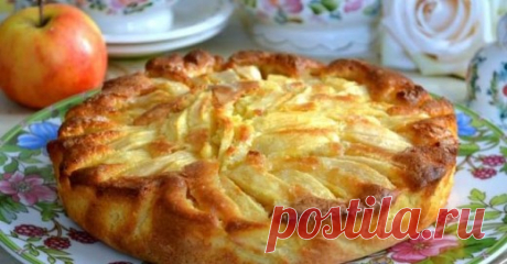 Итальянский деревенский пирог с яблоками