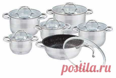 Набір посуду ЕВ-4004, 10пр. FRICO купити оптом ПОСУД купити гуртом Хмельницький - yumag.com.ua