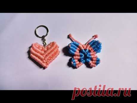DIY MACRAME IDEA - IDE MEMBUAT KREASI TALI KUR - YouTube