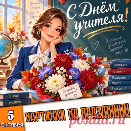 🎉 Праздники которые отмечают в России и мире 5 Октября 2026 года (05.10.26 понедельник)

✅ Международный день врача (первый понедельник октября)
✅ День учителя в России
✅ День работников уголовного розыска
✅ День иконы Божией Матери «Услышательница» (Зографской)
✅ День лилии
✅ Первый понедельник октября
