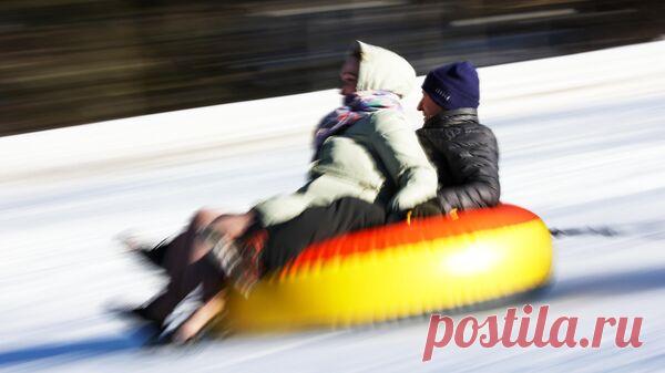 Под Красноярском девочка получила травмы при съезде на тюбинге