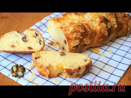 Вы не поверите, что это не дрожжевое тесто! ТВОРОЖНАЯ КОСА, плетёнка с изюмом менее чем за час! - YouTube