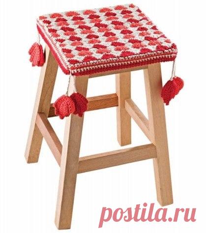 Забавный чехол для табуретки