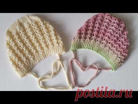 Чепчик для новорожденного