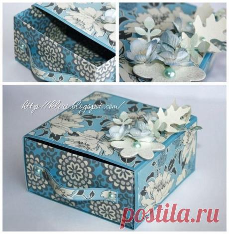 Как сложить коробочку из бумаги в технике оригами. МК