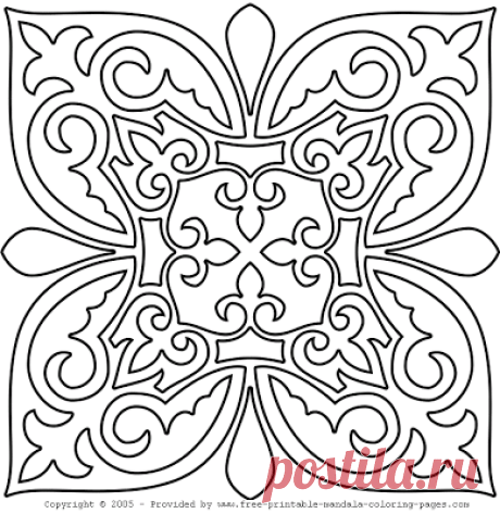 Mandalas lindas e harmônicas para colorir