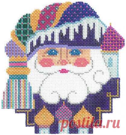 Papá Noel y patines - Shelly Tribbey Designs