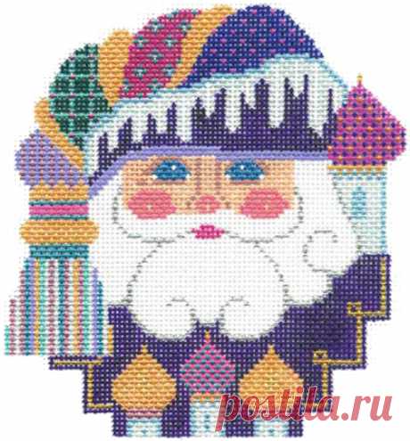 Papá Noel y patines - Shelly Tribbey Designs