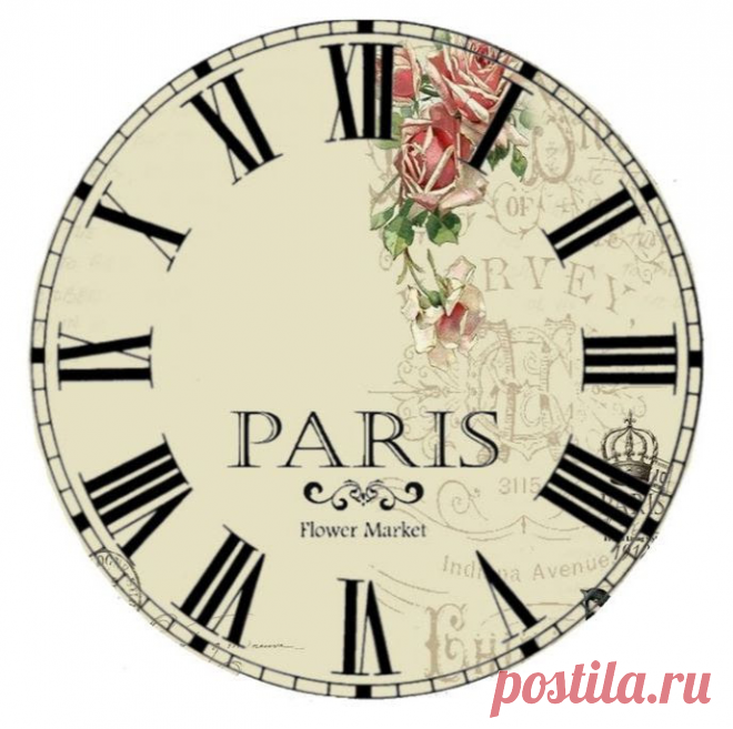 Картинки для круглых часов. Часть первая