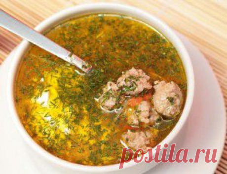 Суп с фрикадельками