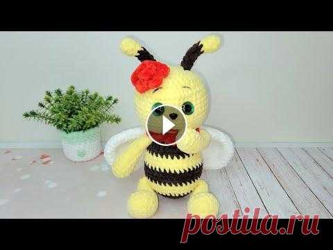 МК ПЧЕЛКА ЖУ ❤️ 3-Я ЧАСТЬ (Туловище, голова) ● Attention! In the 23rd row, crochet / ● Aufmerksamkeit! In der 23. Reihe häkeln : (1sc, inc) × 12 (36) #пчёлка #вязаниеигрушек #амигурумивидео вю#вя...
