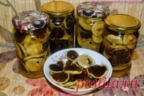 Mama i Pomocnicy: Podgrzybki marynowane w occie