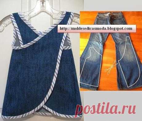 (1) Джинсовые выкройки - Море идей - рукоделие, декор дома, поделки и hand made.