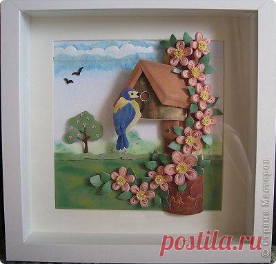 Домик синички (бумагопластика МК). Часть 1. | Страна Мастеров
