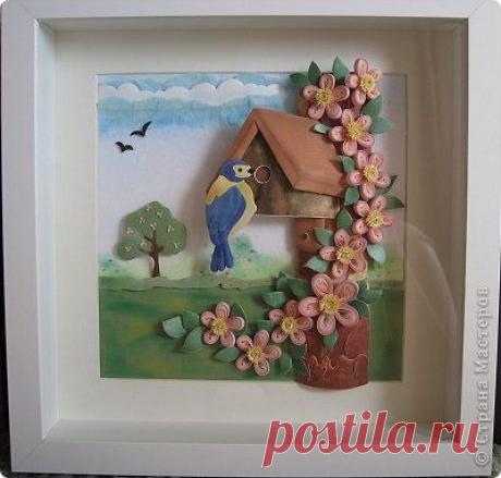 Домик синички (бумагопластика МК). Часть 1. | Страна Мастеров