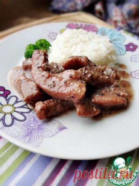 Свинина в соусе из черной смородины - кулинарный рецепт