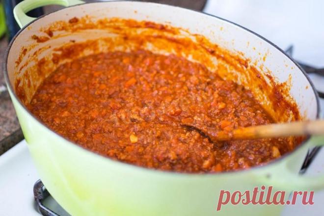 Соус болоньезе для лазаньи рецепт с фото - 1000.menu