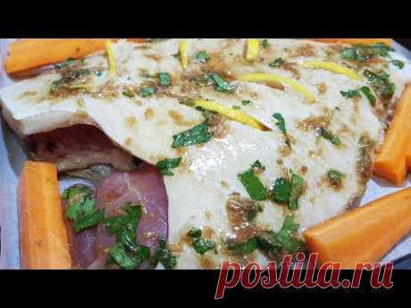 Такую РЫБУ редко кто готовит, а Очень Зря 🐟🐟🐟 Посоветовали на Работе КАМБАЛА в Духовке