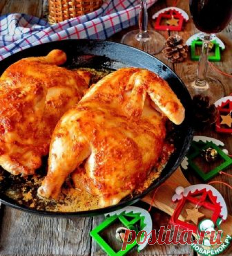 Цыпленок в духовке по-домашнему - кулинарный рецепт