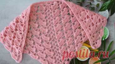 МК Узор для шали крючком 🌼 | Sveta Knitting | Дзен