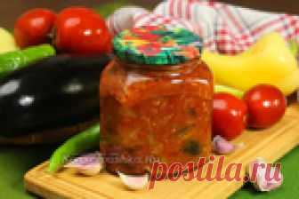 Баклажаны по-татарски на зиму - для любителей поострее