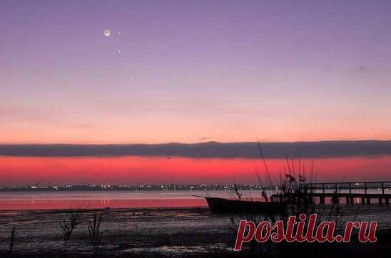 Луна, Меркурий, Юпитер, Марс