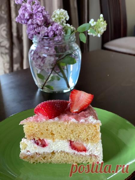 Торт « Королева Виктория » на женский юбилей. Сочнейший воздушный бисквит с невесомым кремом. Гостям очень понравился - Ваши любимые рецепты - медиаплатформа МирТесен