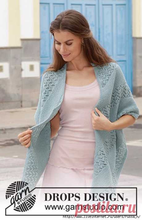 Шаль Diandra by DROPS Design.