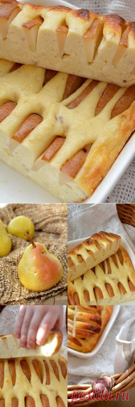Вкусные домашние обеды: Творожная запеканка с  грушей