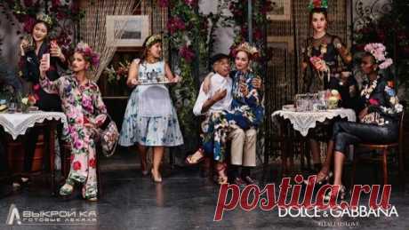 Рекламная кампания Dolce & Gabbana весна-лето 2016.