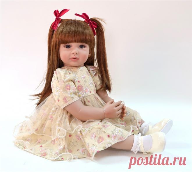 Силиконовая кукла Реборн, игрушки 60 см, принцесса, малыши, как жива, Bebe, девочки, Brinquedos, эксклюзивная модель, подарок на день рождения-in Куклы from Игрушки и хобби on AliExpress
