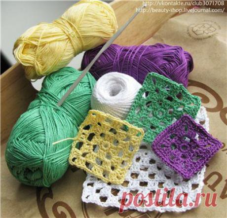 вязание крючком квадрат,круглые мотивы | Записи в рубрике вязание крючком квадрат,круглые мотивы | Дневник ludasestra