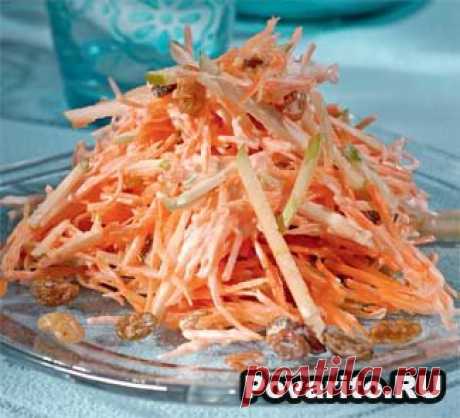 Салат из моркови с яблоком » Povarito.Ru - Пошаговые фото-рецепты с описанием этапов приготовления