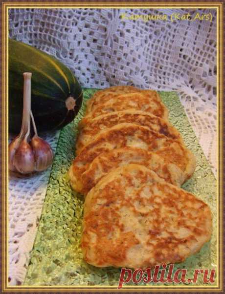 Кабачковые оладьи с сыром